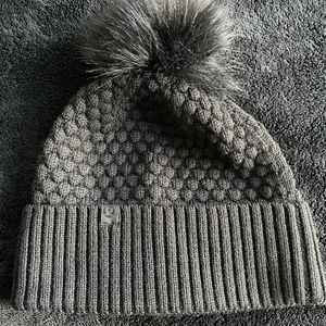 Lululemon Fleece Bubble Knit Black Hat